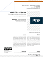 Charles S. Peirce y El Signo Tres: Metodología Semiológica para Diseñadores