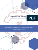 Formulario de Fenómenos de Transporte