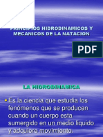 Hidrodinámica de La Natacion