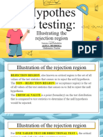 Hypothesis Testing Illustrating The Rejection Region