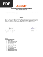 CT-2 Notice and Schedule For 3CSE EVEN