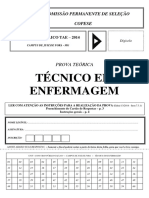 Técnico em Enfermagem Prova e Gabarito