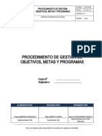 Proced Objetivos Metas y Programas