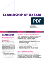 Oxfam's Leadership Model - English