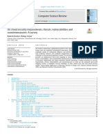 On Cloud Security Requirements, Threats, Vulnerabilities and Countermeasures