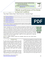 Effect of Methanol Blends On Performance of Two Stroke Petrol Engine at Varying Load Conditions