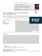 Study On Combustion Characteristics of Fully Premixed