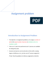 Unit 3 - Part 1 Assignment Problem