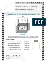 Electrodeposición de Cobre en Baño ACIDO BRILLANTE1