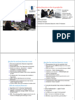 Cours M1 Finance 2020-2021 (7) Analyse Financière Et Choix de Portefeuilles