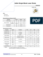 820nm Invisible Single Mode Laser Diode: RLD82PZJ1 Datasheet