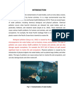 Fig 1.1 Contamination of Water Bodies