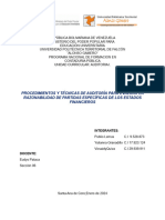 Auditoria I Unidad Iv Procedimientos y Tecnicas de Auditoria