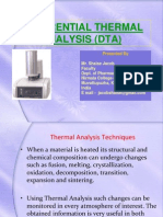 Differential Thermal Analysis (Dta)