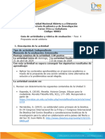 Guía de Actividades y Rúbrica de Evaluación Unidad 3 - Fase 4 - Propuesta Social Solidaria