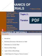 Topic 2 - Torsion