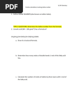 Iodine NUMBER WORKSHEET 2!