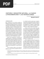 Margarita Gascón - Historia y Desastre Natural. La Ciudad Latinoamericana y Las Inundaciones