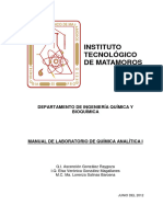 MANUAL DE PRACTICAS DE QUIMICA ANALÍTICA Quimico 1 1 1-1