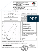 Certificado Catastral 2