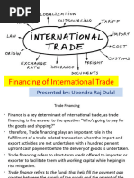 Financing of International Trade