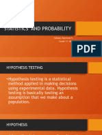 Statistic and Probability - Raymond