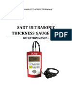 Sadt - Sa40 - Thichnessgauge