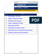 Chapter-8: File Handling