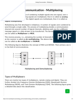 Analog Communication - Multiplexing