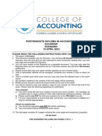 ACC4023W April Test 2023 Scenario