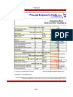 Heat Loss Pipe Insulated Calculator