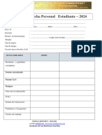 Ficha Del Estudiante y Compromiso de Padres 2024