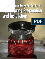 Valve Spring Preparation and Installation