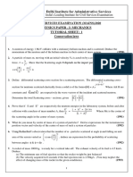 Classical Tutorial Sheet - PYQ CSE Revised