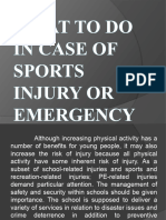 Sports Injury and Emergency