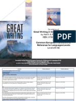 GreatWriting 5E - Level 2 - CEFR Correlations