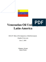 Venezuelan Oil Unifying Latin America