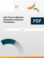 Call Trace & Network Parameter Collection Procedures