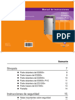 Manual de Instrucciones: ES500+ ES500i+ ES500+ PVC ES1000+