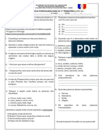 Revisão de LP para VC 1º TRI-2