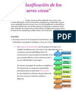 Biologia Clasificacion de Los Seres Vivos