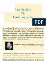 Chapitre 1 Cours Cristallographie