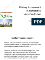 Dietary Assessment - National and Household Level