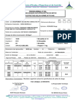 PV Beton de Convenance 28 Jours Ekds..