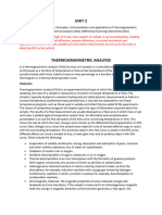 Thermal Methods of Analysis and X - Ray Diffraction