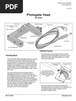 Photogate Head Manual ME 9498A