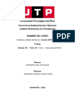 Semana 06 - Tema 01 Tarea - Ecosistemas Del Perú