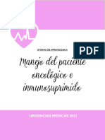 UA5 Manejo Del Paciente Oncológico e Inmunosuprimido