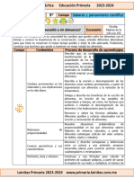 5to Grado Marzo 03 Qué Le Sucedió A Mi Almuerzo 2023 2024