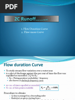 2C - Flow Duratuion, Flow Mass Curve